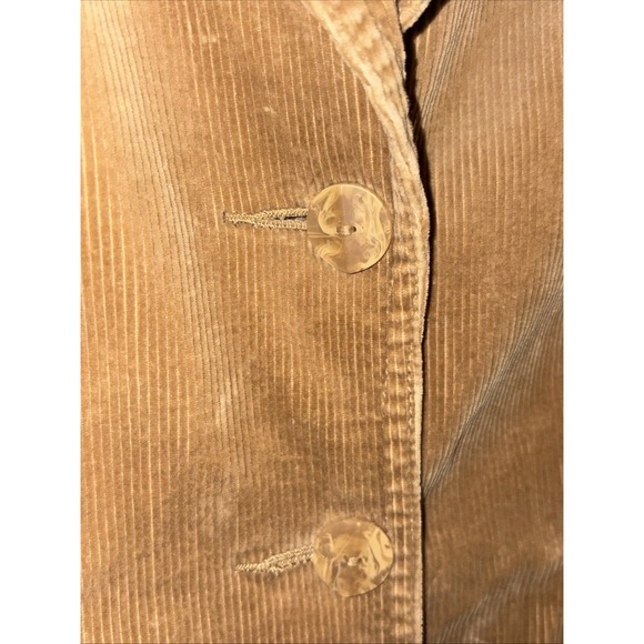 Vintage Y2K Corduroy Pant Suit Women's 2 Hipster Camel - Picture 4 of 12